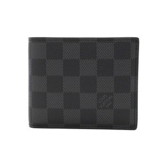 Louis Vuitton Damier Graphite Black Portefeuille Amerigo NM Bifold Wallet - Picture 1 of 5